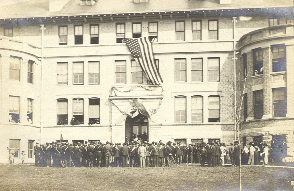 1908 George Menefee &amp; Faculty at Norwood Hall