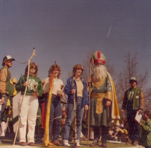 1981 St. Pat with Walking Stick Competitors