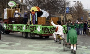 St. Pats Parade float